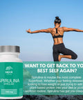 NEW Kapok Naturals Spirulina Capsules-Peruvian Non-Gmo, 100 Count
