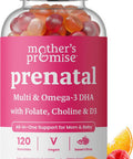 Mother's Promise Prenatal Vitamin Gummies With Dha 120 Count