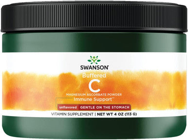 Swanson Buffered Magnesium Ascorbate Vitamin C Powder 4 Ounce (113 g) Pwdr