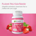 EZ Melts Dissolvable Biotin 5000 mcg Hair Skin & Nail Support Sugar-Free 3-Month Supply