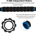 Yansyi Muscle Roller Stick For Athletes - Body Massage Stick - Release Myofascial Trigger Points Reduce Muscle Soreness Tightness Leg Cramps & Back Pain For Physical Therapy & Recovery (Blue 1)