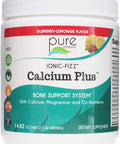 Ionic-Fizz Calcium Plus, Raspberry Lemonade, 14.82 oz (420 g), Pure Essence