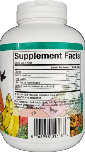 Natural Factors Vitamin C 500mg Jungle Chewable 90 Count