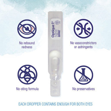 Boiron Optique 1 Eye Drops for Dry Eyes Allergies 30 Count
