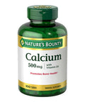 Nature's Bounty Calcium Plus 500 Mg Vitamin D3 Immune Support & Bone Health 300 Tablets