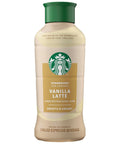 Starbucks Iced Espresso Vanilla Latte Coffee, 40 Fl Oz Bottle, Naturally Flavored Chilled Espresso Beverage