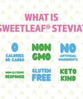 Sweetleaf Stevia Sweetener Drops Bundle - Vanilla Creme and Valencia Orange Flavors 4 Oz and 2 Oz