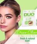 DUO BrushOn Lash Adhesive with Vitamins A C E Clear 0.18 oz 1Pack