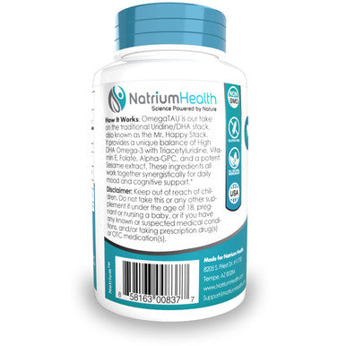 OmegaTAU Capsules | Enhanced Uridine +