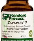 Standard Process Cataplex F - Whole Food Supplement, Metabolism, Skin Health And Hair Health With Vitamin B6, Flaxseed Oil - 60 S