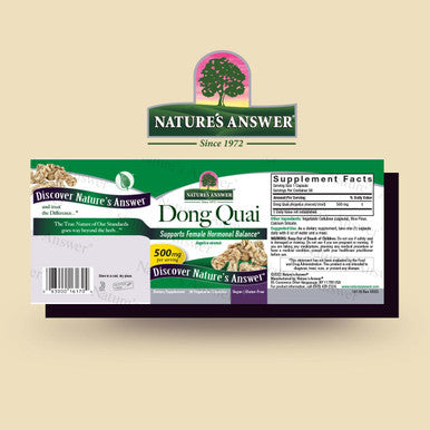 Nature'S Answer Dong Quai Root 1000mg 90-Capsules | Dietary Supplement | Supports Female Hormone Balance | Non-GMO Vegan Kosher & Gluten- | Single Count