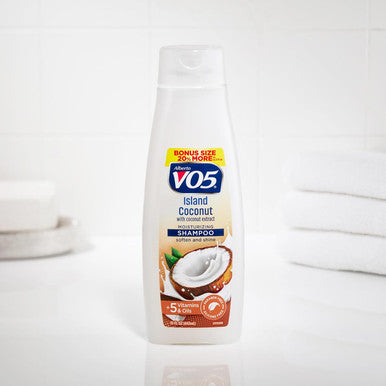 Alberto Vo5 - Island Coconut Moisturizing Shampoo - Hydrating Shampoo - With Coconut Milk Vitamin E And Biotin - Long Lasting Fragrance - 15 Oz
