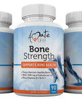 Bone Strength - Calcium Magnesium for Bone Health- Calcium Citrate with Vitamin D3 for Bone Density- Calcium Supplement for Women-High Absorption Calcium 1000mg- 90 Tablets Made USA by Amate Life