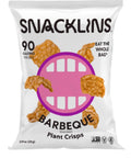 SNACKLINS Plant Based Crisps SEA SALT & VINEGAR - Gluten Free, Grain Free, 100% Kosher, Vegan Healthy Snacks, Crunchy Puffed Snack, Only 100 Calories Per Bag - .9oz (Case of 12)