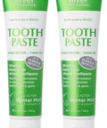 American Biotech Labs Silver Biotics Tooth Paste Silversol Ag '"O '" 20 Ppm Nano-Silver Infused + Above-Sea Coral Calcium Naturally Whitening Flouride- Winter Mint 4 Oz