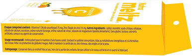 Nutrameltz Vitamin C + Zinc | Boosts Immune System & Help fight off Infections | 60 Tablets