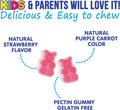 Nature'S Nutrition Fiber Gummies for Kids Supplement - Daily Prebiotic Fiber for Kids Supports Regularity Digestive Health & Immune Support Nature's Plant Based Chicory Root Vitamins Vegan Berry Flavor 60 Gummies