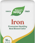 NatureS Way Iron Promotes Healthy Red Blood Cells 18 Mg From Iron Gluconate Per Serving Gluten 100 Capsules (Packaging May Vary)