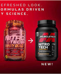 Whey Protein Powder | MuscleTech Nitro-Tech Whey Gold Protein Powder | Whey Protein Isolate Smoothie Mix | Protein Powder for Women & Men | Chocolate Protein Powder, 2 lbs (28 Serv)-package varies
