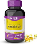 Prati Donaduzzi Vitamin D3 2000 Iu (50 Mcg) Softgels 600 Count Daily Sunshine Supplement For Bone And Teeth Support 600 Day Supply