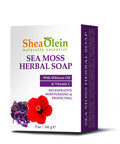 Shea Olein SEA MOSS HERBAL SOAP WITH HIBISCUS OIL & VITAMIN C