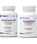 Tesseract TetraCumin QR Curcumin Metabo Joint Relief Supplement and ProstaSorb Prostate Supplement, Hypoallergenic