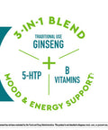 Nature Made Wellblends Positive Mood & Energy 5Htp Thiamin Niacin Vitamin B6 Vitamin B12 And Pantothenic Acid Plus Ginseng 24 Softgels