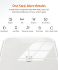 iHealth Nexus Smart Scale for Body Weight Bluetooth, Digital Bathroom Scale Body Fat and Muscle, Body Composition Monitor Health Analyzer for BMI Compatible for iOS & Android Accurate to 0.1lb-White