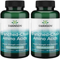 Swanson Ajipure Branched-Chain Amino Acids Pharmaceutical Grade 90 Veg Capsules (2 Pack)