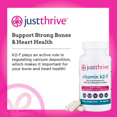 Just Thrive Vitamin K2-7 320 Mcg - 30-Day Supply