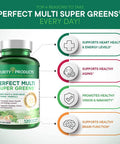 Purity Products Perfect Multi Super Greens Dietary Supplement Health Nutrition 120 Count