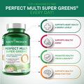 Purity Products Perfect Multi Super Greens Dietary Supplement Health Nutrition 120 Count