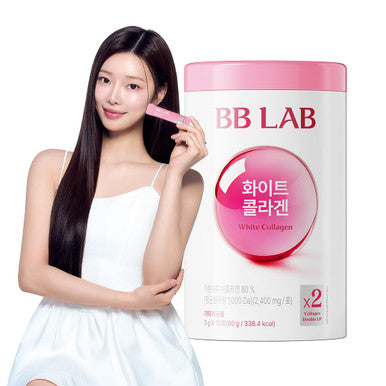 BB LAB White Collagen 2,400mg Low Molecular Fish peptide 1,000 Dalton Travel Easy On-The-Go Packet Korean Collagen Daily Beauty Routine