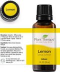Lemon Essential Oil. 30 ml (1 oz). 100% Pure, Undiluted, Therapeutic Grade.
