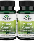 Swanson Muira Puama (10:1) 250 Milligrams 60 Capsules (4 Pack)