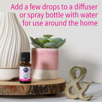 Garden of Life Essential Oils 100% Organic Happy 0.5 Fl Oz