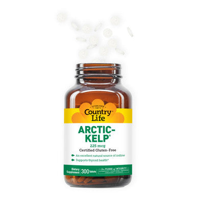Country Life - Arctic-Kelp 225 Mcg. 300 Tablets 57594