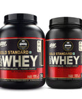 Optimum Nutrition On Gold Standard 100% Whey Protein Primary Source Isolate - Double Rich Chocolate 5 Lbs+ On Gold Standard 100% Whey Protein Primary Source Isolate - Double Rich Chocolate 2 Lbs
