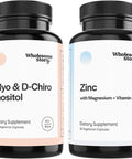 3in1 Zinc Picolinate Magnesium Glycinate Supplements with Vitamin B6 30 Day MyoInositol DChiro Inositol Blend 30 Day Supply