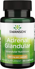 Swanson Adrenal Glandular 350 mg 60 Caps