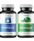 BB Company Slim Gut Bundle | Menopause Prebiotics and Probiotics for Women | Gut Vitamins for Digestive Health | Supports Joint Health & Sexy Midsection | Provitalize & Previtalize | 30 Day Supply