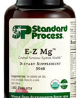 Standard Process - E-Z Mg - Plant-Based, Multiform, Organic, Supports Patients With Inadequate Dietary Magnesium Intake - 180 Tab