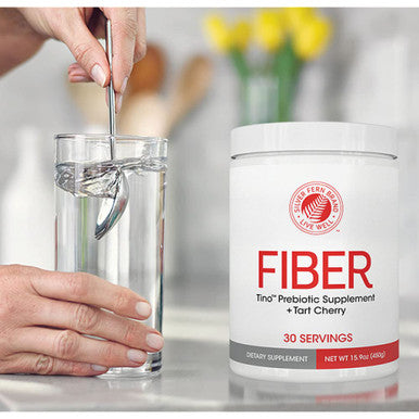 Silver Fern Tino High Fiber Supplement Powder - Non-Gmo, Pre-Biotic, Water Soluble, Digestive Friendly, Powdered Mix - Add To Water, Juice, Shakes, Cereal & More (2 Canisters - 15.9 Oz. Ea.)