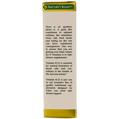 Nature's Bounty B-12 5000 Mcg Sublingual Liquid Energy Health 2 Oz ( Pack Of 4)