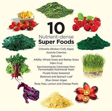 Dr. Schulzes SuperFood Plus Vitamin Mineral Herbal Concentrate Daily Nutrition Increased Energy GlutenFree NonGMO Vegan 390 Tabs Packaging May Vary