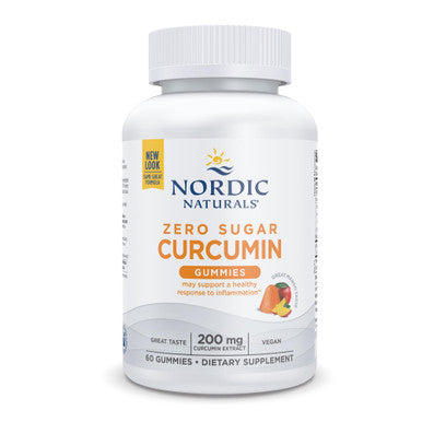 Nordic Naturals Zero Sugar Curcumin Gummies Mango 60 Gummies 200 mg Optimized Curcumin Extract Great Taste Antioxidant Support Healthy Metabolic Balance NonGMO Vegan 30 Servings