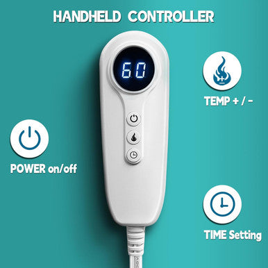 Christmas Gifts Heating Pad For Neck Shoulder And Back Pain Relief, Electric Weighted Heating Pad For Cramps, Leg And Foot, Gifts For Mothers Day, Fathers Day, Birthday, Women, Men, Dad, Mom