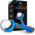 Prime Fitness Cold Massage Roller Ball Cold Therapy Ice Roller Ball With Handle Cryo Stick Relieve Muscle Pain (Blue)