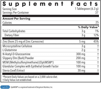 Allergy Research Group Perm A Vite Powder - Gut Health For Men & Women, Gut Assist, Gut Support, Gut Healing, L-Glutamine, Slippery Elm - 8.4 Oz