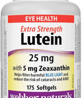 Webber Naturals Lutein 25 mg With Zeaxanthin 5 mg For Eye Health 140 Softgels